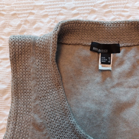Mango Grey Knit Vest - Picture 10 of 12